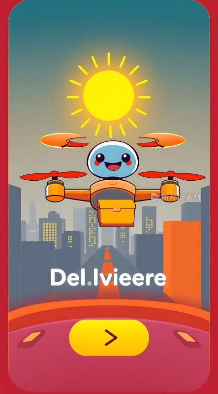 无人机快递服务阳光下的便捷配送