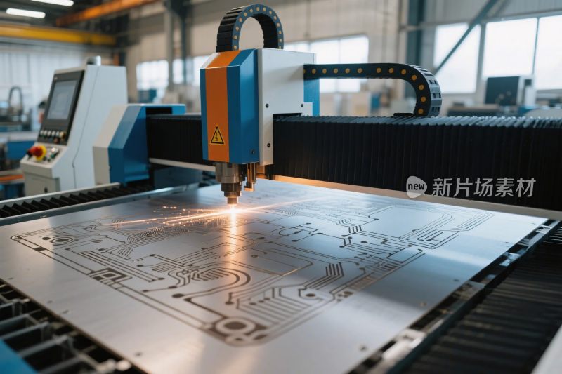 工业切割设备加工金属