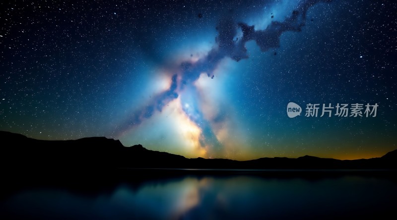 星河倒影夜空幻境