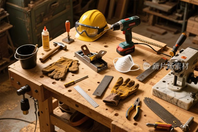 工具工作台场景