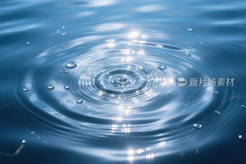 水面涟漪水滴效果