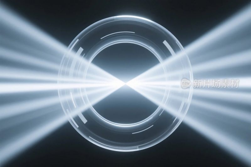 科技环形光影画面