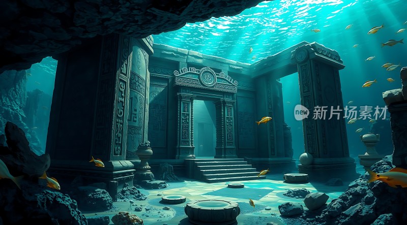 水下古建筑遗迹