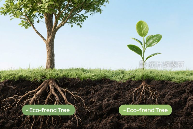 树木生态根系图