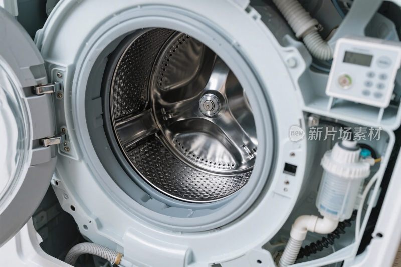 洗衣机内部特写