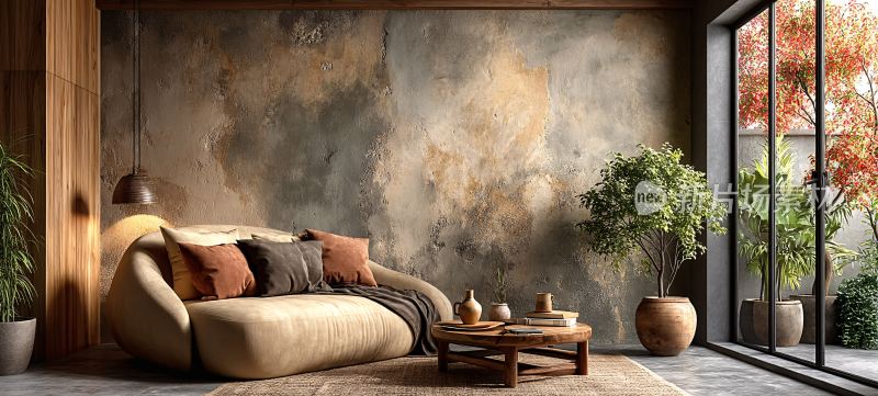 温馨舒适的室内客厅场景