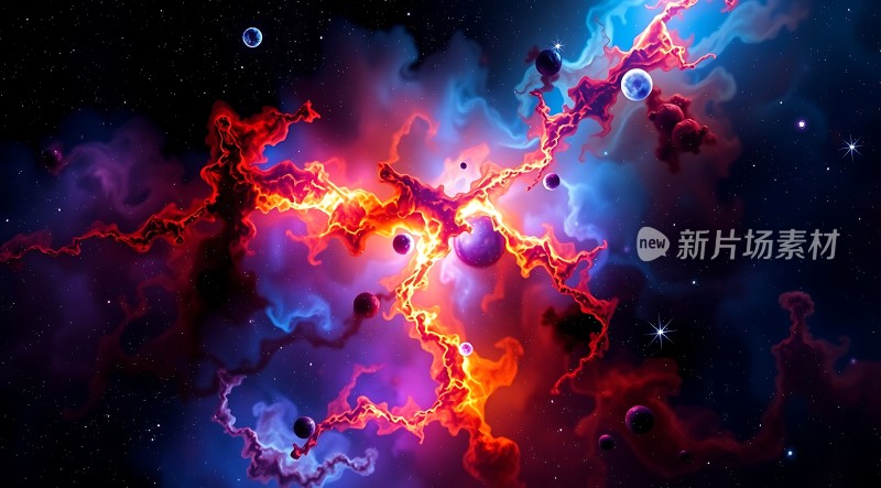 宇宙奇观星云与行星的神秘世界