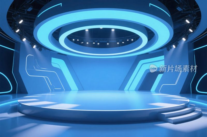 科技感舞台背景