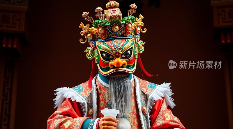 京剧面具与服饰