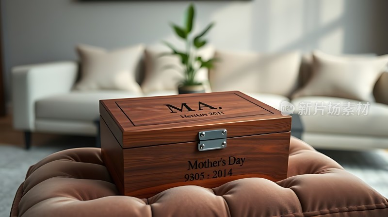 母亲节礼物个性化木盒纪念特别的日子和年份