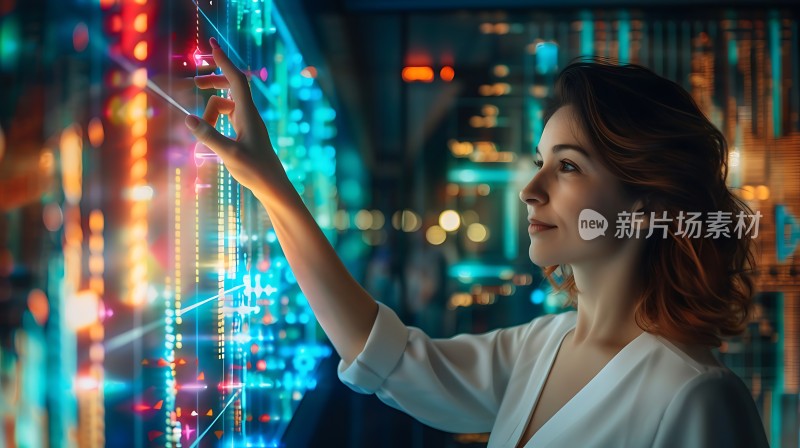 未来科技之光智慧女性引领新时代