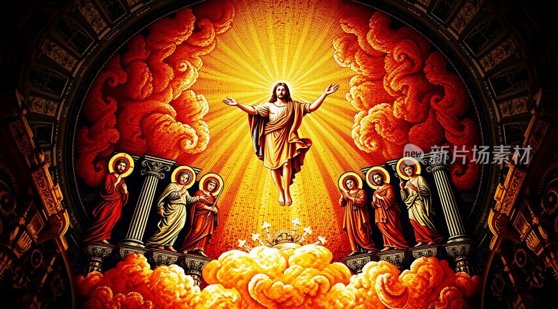 基督升天图