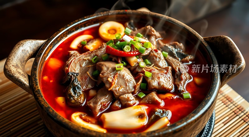 香辣菌菇炖鸡块