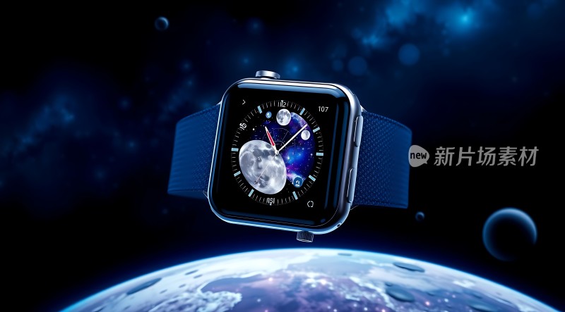 智能手表太空探索新片场素材