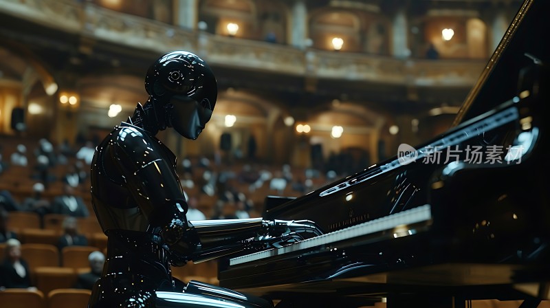 机器人演奏钢琴