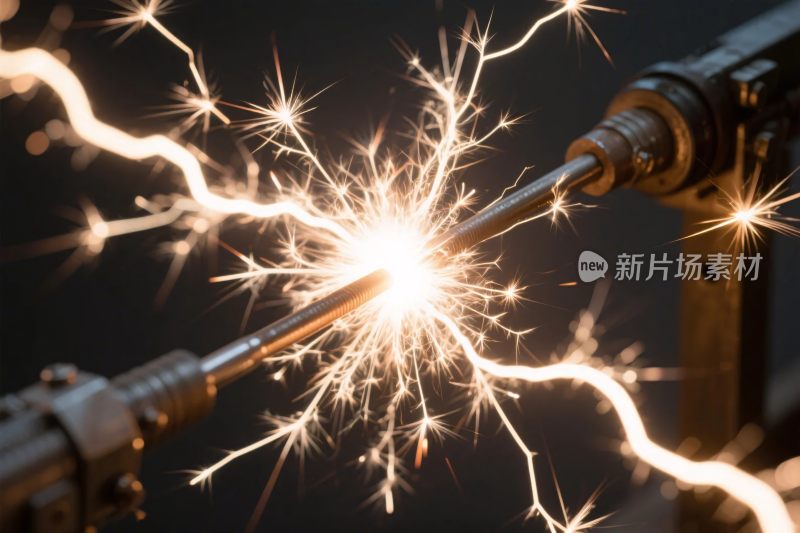 电火花放电特写