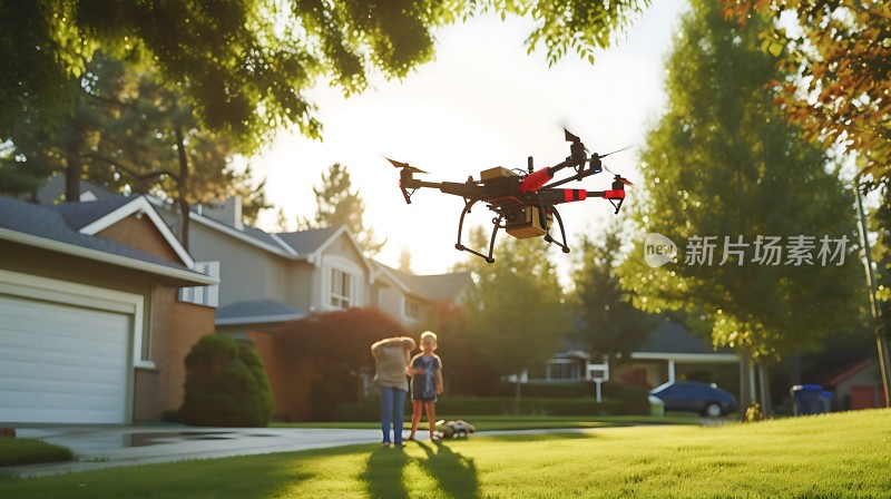 无人机配送温馨家园生活