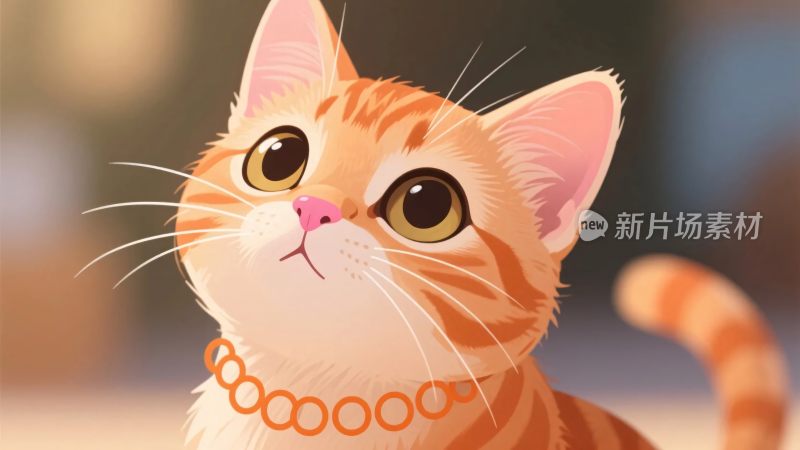 可爱橘猫插画