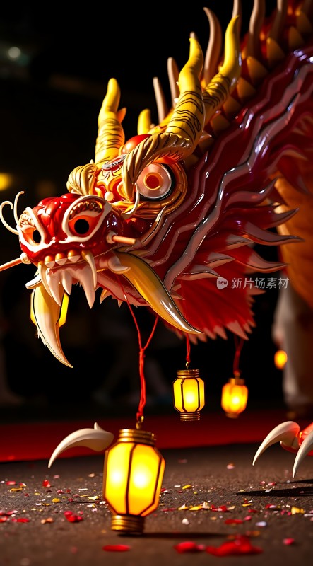 龙舞灯笼夜