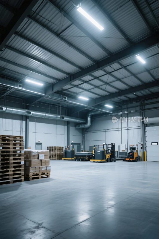 大型仓库内部场景