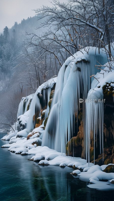 九寨沟冰瀑奇观