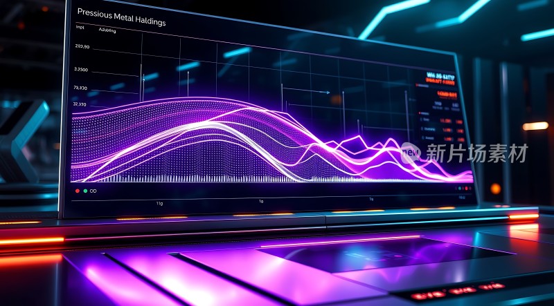 未来科技感数据图表展示