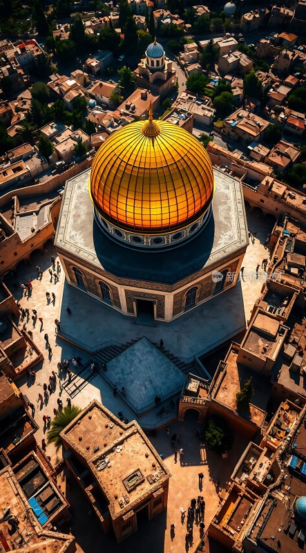 金色圆顶下的古老城市