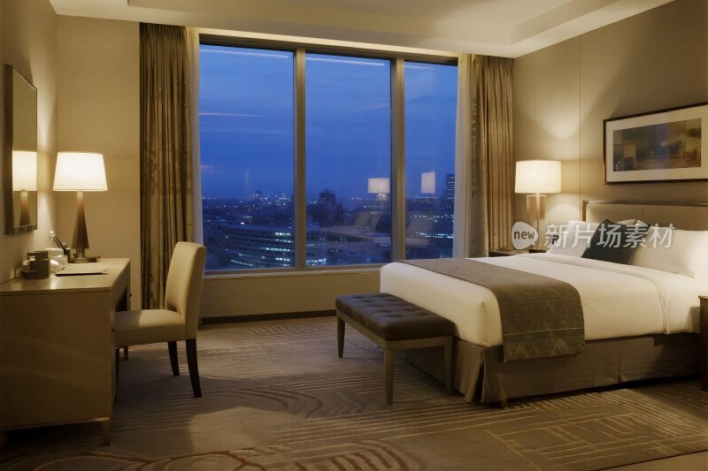 酒店客房室内场景