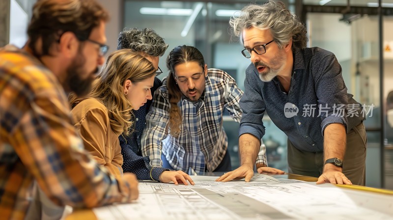 团队协作头脑风暴共同探讨项目方案