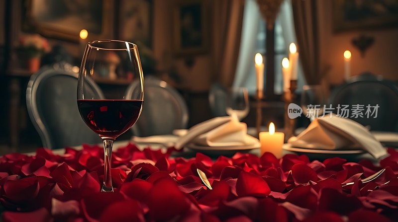 烛光晚餐浪漫时刻