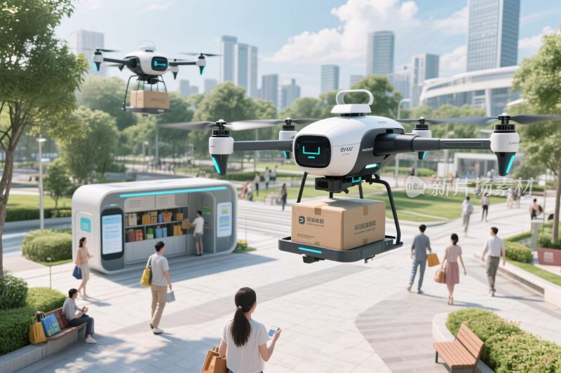 无人机城市配送场景
