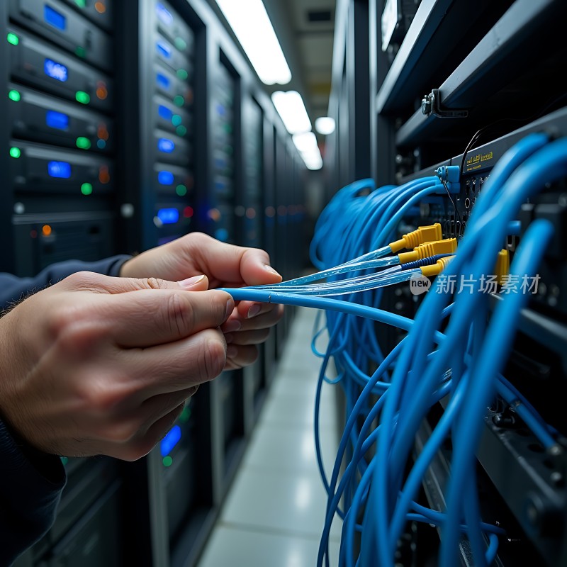 数据中心里的网络布线工作
