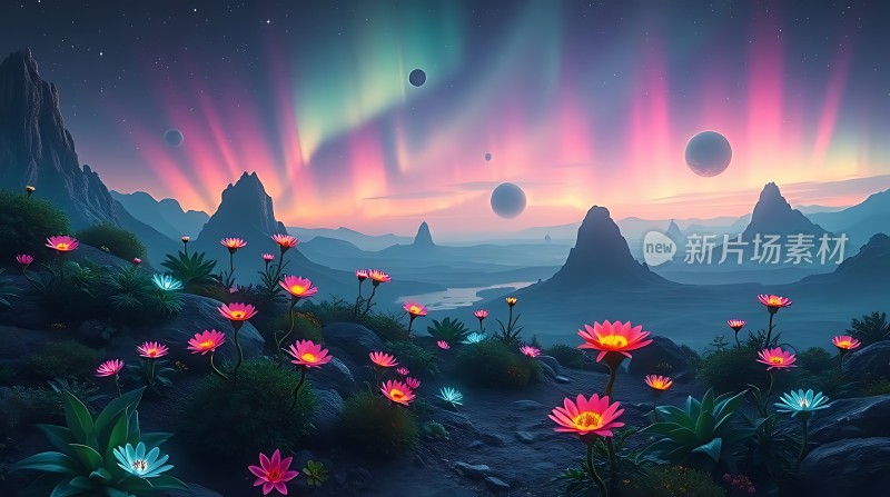 异域花海星河幻境