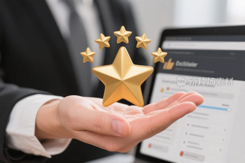商务五星评分展示