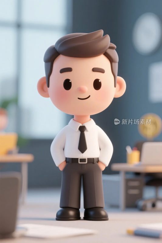 卡通商务办公形象