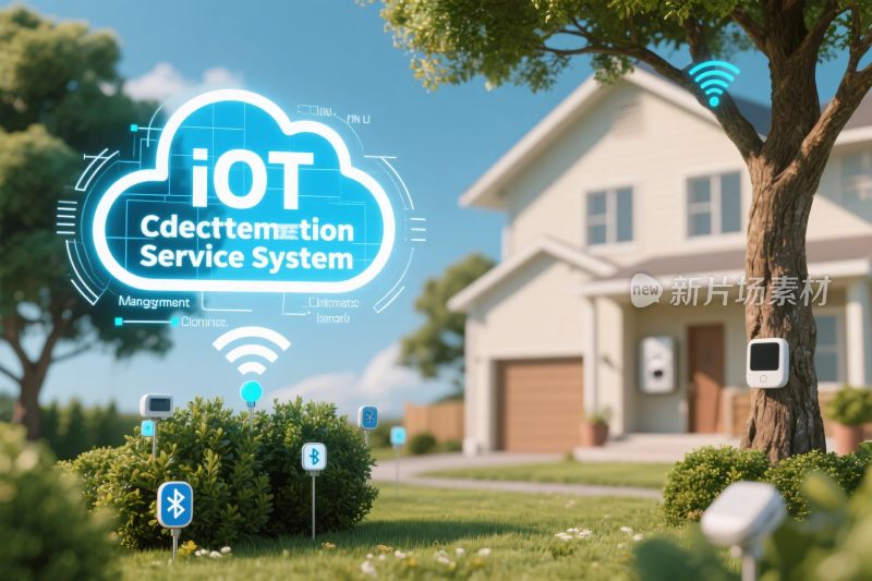 智能家居物联网概念图