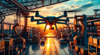 智能物流中心无人机高效作业 智能物流中心无人机高效作业