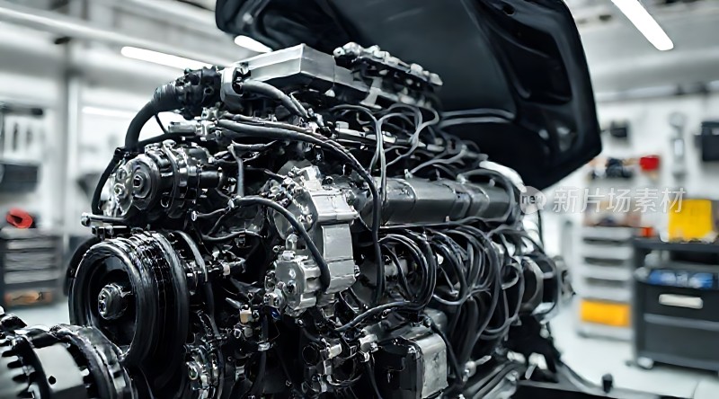 现代汽车引擎展示