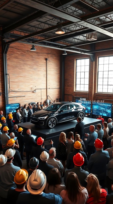 黑科技汽车发布会现场