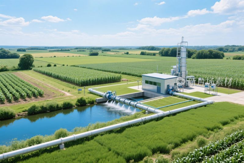 农田工业设施景观