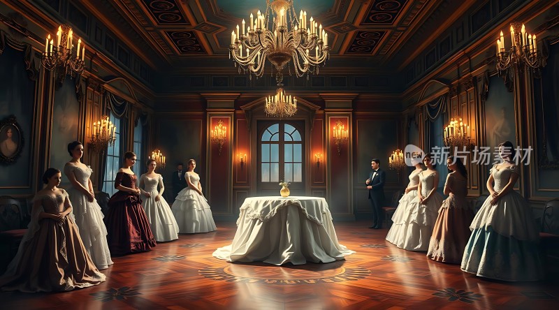 贵族舞会上的华丽瞬间