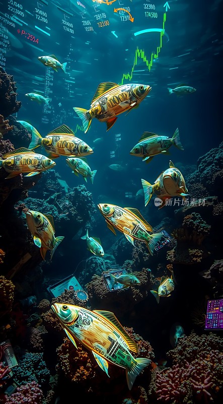金融海洋鱼群与股票市场的交汇