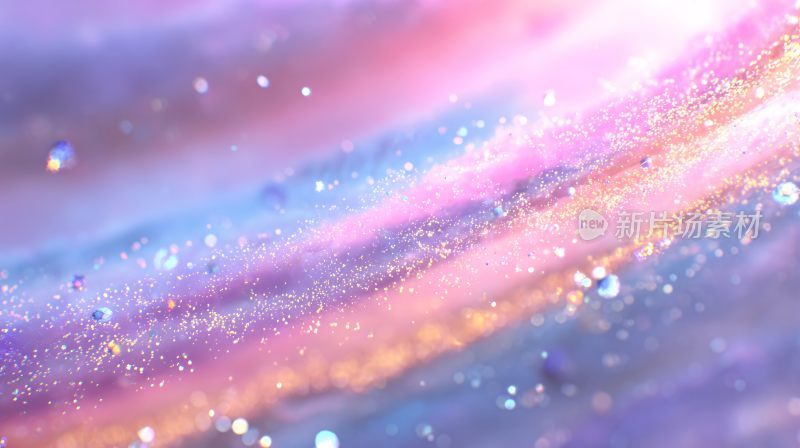 梦幻炫彩的星空背景画面