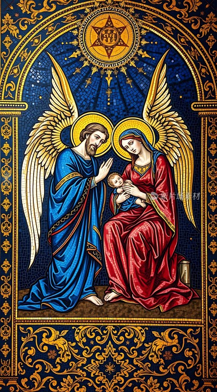 天使与圣母子