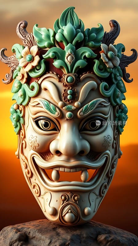 精美面具艺术展示