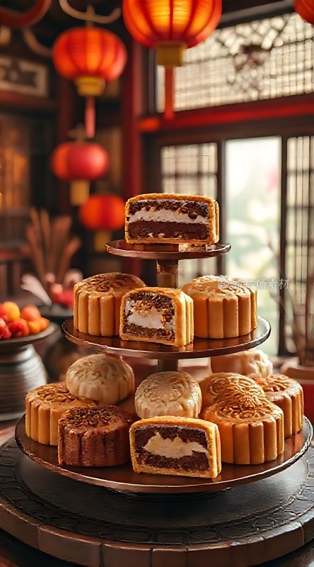 月饼盛宴传统与现代交融的美味
