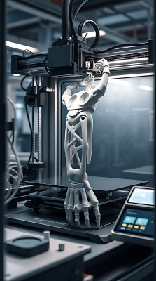 3D打印机械臂科技感十足! 3D打印机械臂科技感十足!