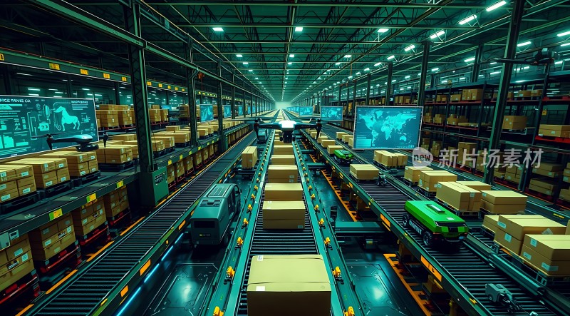 智能物流中心高效仓储与自动化运输系统