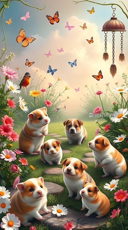 花园里的萌宠乐园