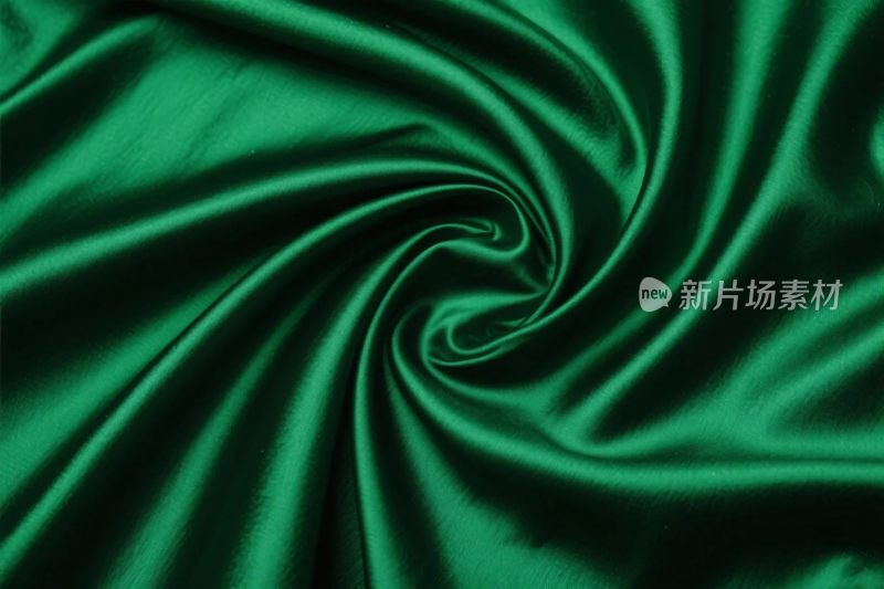 绿色丝绸布料纹理